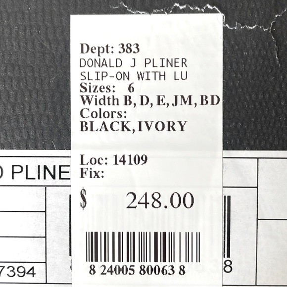 Donald Pliner Black Leather Eames Loafers (sz. 6) - Picture 6 of 6